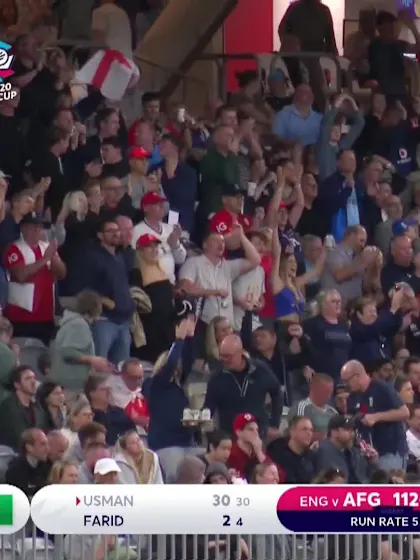 Wicket - Usman Ghani - England v Afghanistan ICC T20WC 2022