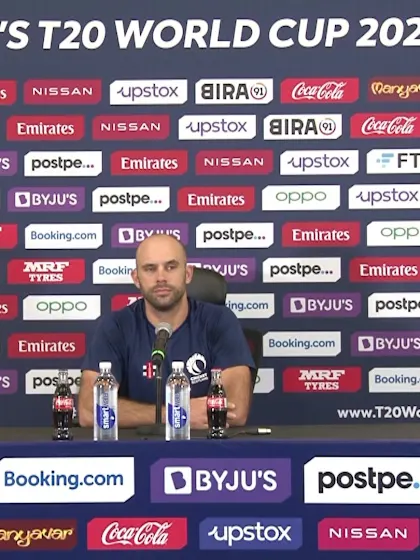 2 November - Dubai - Scotland Captain Kyle Coetzer pre-match press conference