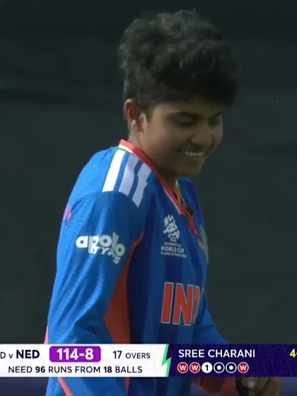 Iris Zwilling - Wicket - India vs Netherlands
