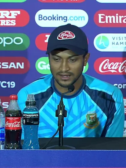 24 June - Southampton - Bangladesh player Shakib Al Hasan post-match press conference