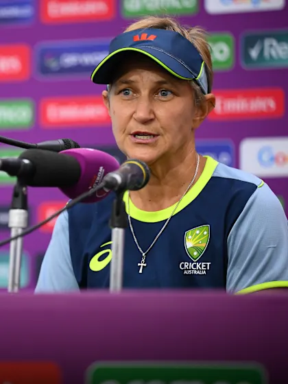 Australia coach in awe of Alana King | Post-match Press Conference | CWC25