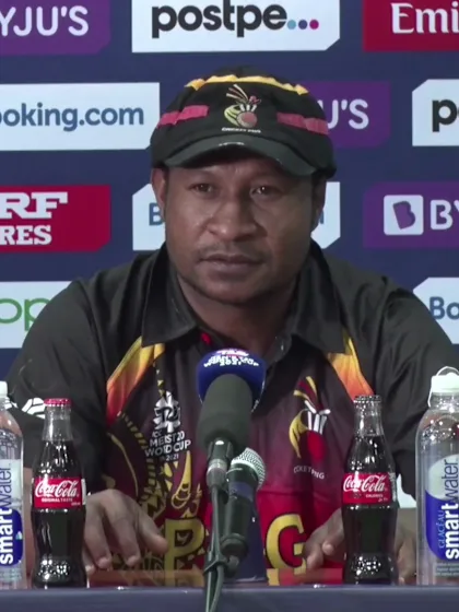 17 October - Oman -  Papua New Guinea Captain Assad Vala post-match press conference