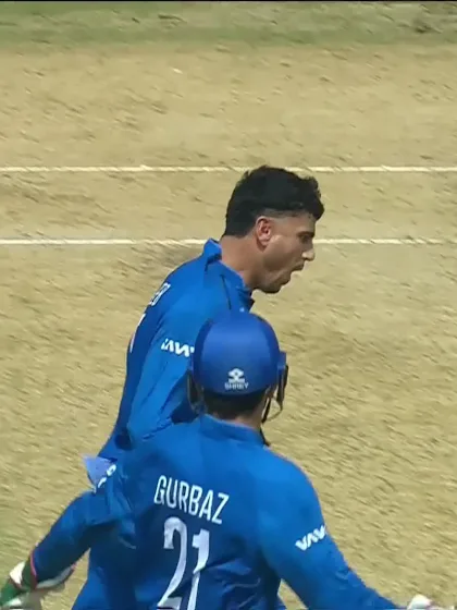 Finn Allen - Wicket - New Zealand vs Afghanistan