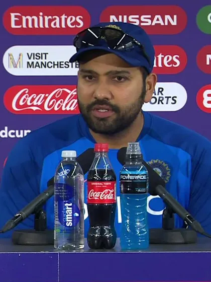 16 June  - Manchester - India player Rohit Sharma post-match press conference