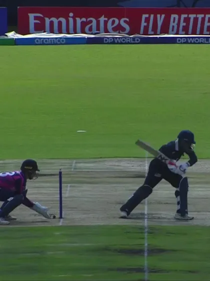 U Srivastava with a Four vs. Scotland