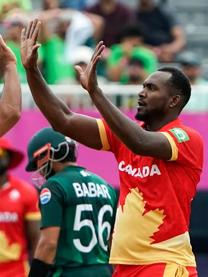 Babar Azam's fancy shot goes wrong | PAK v CAN | T20WC 2024