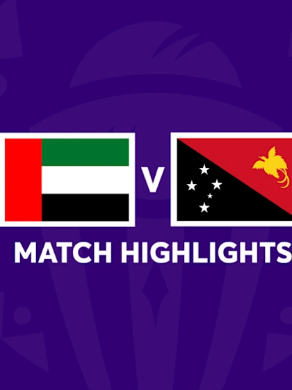UAE win thriller against PNG in Qualifier Play-Off | Match Highlights