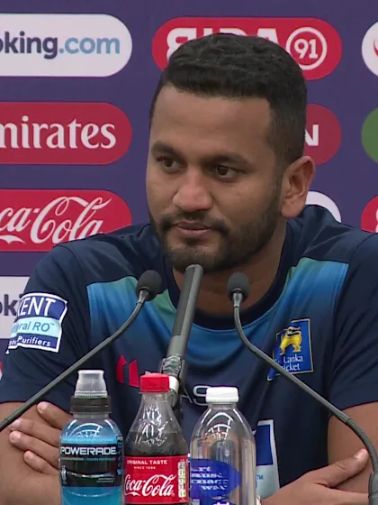 14 June  - Oval - Sri Lanka Captain Dimuth Karunaratne pre-match press conference