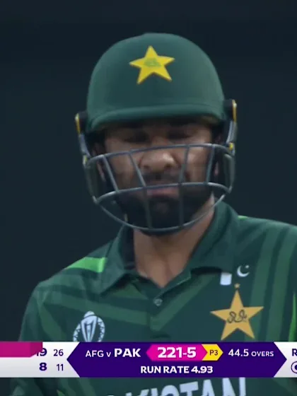 Iftikhar Ahmed - Six - Pakistan vs Afghanistan