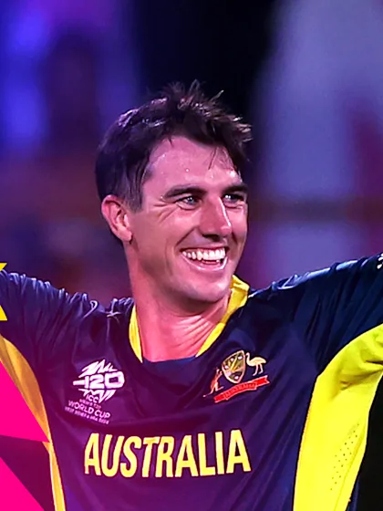 Logo of Pat Cummins secures back-to-back hat-tricks | T20WC 2024
