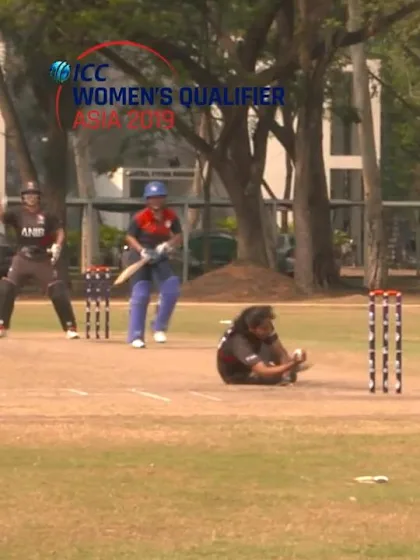 ICC Women's Asia Qualifier 2019: UAE's Esha Oza's brilliant caught and bowled against Thailand