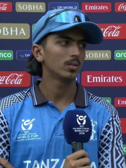 Laksh Bakrania | ICC U19MCW26 | Tanzania post-match interview | 24 January '26