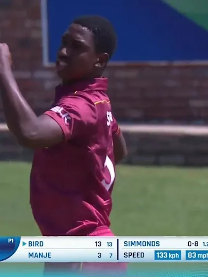 ICC U19 CWC: SA v WI – Simmonds induces the edge off Bird for the breakthrough