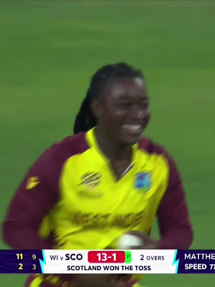Logo of Saskia Horley - Wicket - West Indies vs Scotland