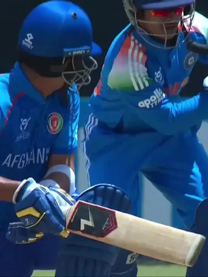 Faisal Khan with a Four vs. India