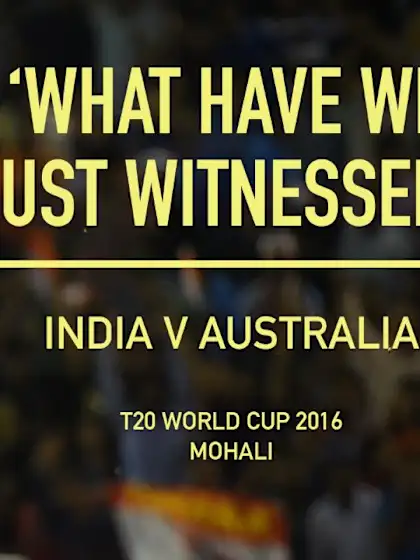 Kohli v Australia: 'He likes a fight, he likes a scrap' | T20WC16