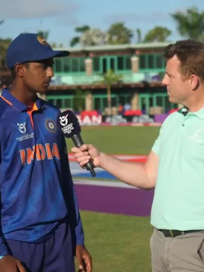 Shaik Rasheed savours India's semi-final victory | ICC U19 Men’s CWC 2022