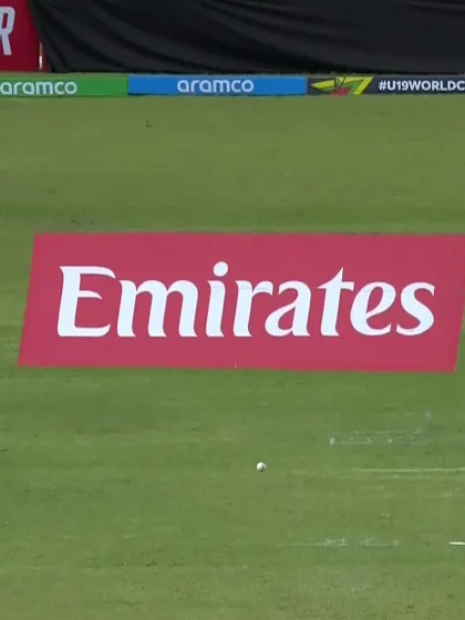 Abdul Subhan with a Four vs. England