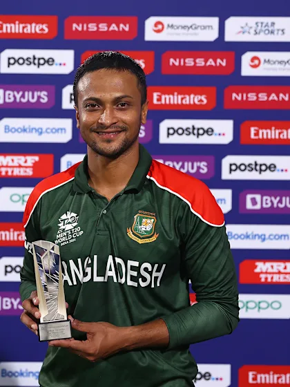 Shakib reclaims T20I crown as Babar closes in on top batting spot