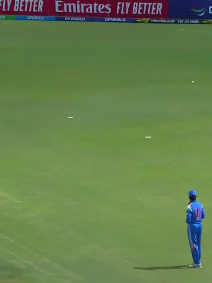 Khalid Ahmadzai with a Four vs. India