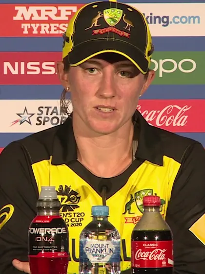 24 February - Perth - Australia player Rachael Haynes post-match press conference