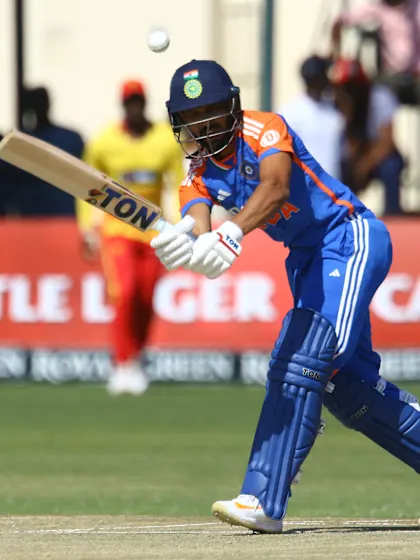 Logo of Stellar performance in Zimbabwe helps India batter break into top 10 of ICC Rankings