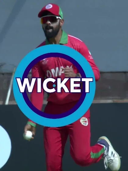 Logo of Sean Williams - Wicket - Zimbabwe vs Oman