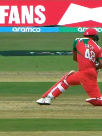 Jiten Ramanandi - Wicket - Sri Lanka vs Oman