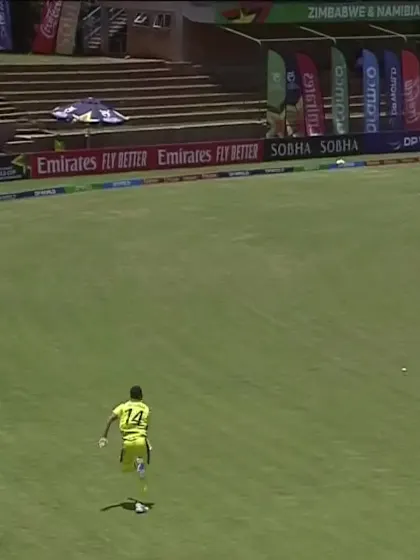 Thomas Rew with a Four vs. Australia