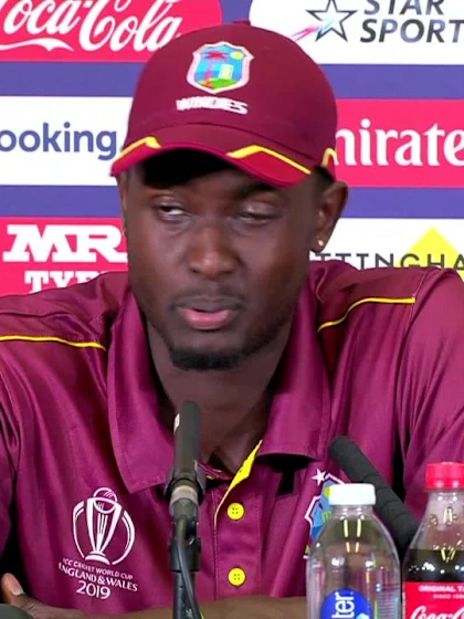 CWC 19: AUS v WI – Jason Holder Post-match conference