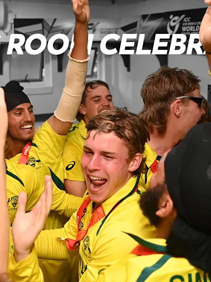 Callum Vidler takes the mic in Australia dressing room | U19 CWC 2024