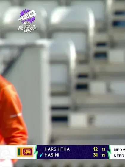 Hasini Perera - Wicket - Netherlands vs Sri Lanka