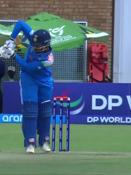 Vaibhav Sooryavanshi with a Four vs. England