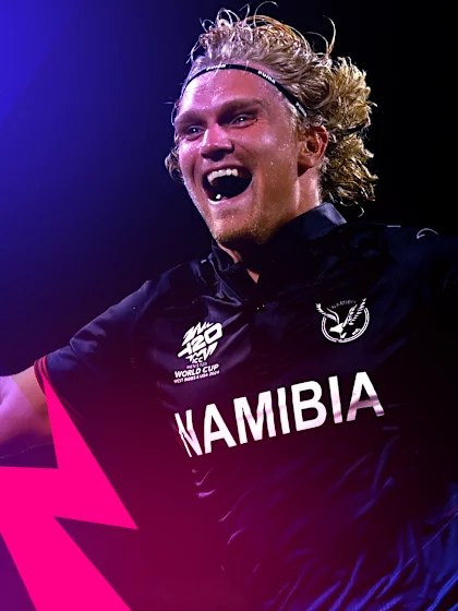 Ruben Trumpelmann runs through Oman top-order in career-best spell | Namibia v Oman | T20 World Cup