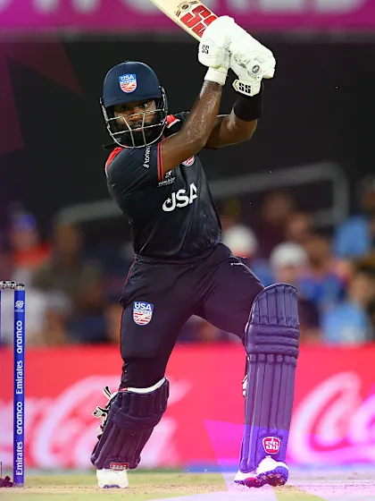 Logo of Aaron Jones determined to build on big knock | USA v PAK | T20WC 2024
