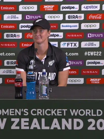 4 March - Tauranga - New Zealand Captain Sophie Devine post-match press conference