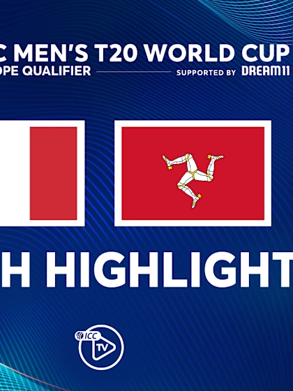 Italy v Isle of Man | Match Highlights | Men’s T20WC Europe Sub-regional Qualifier A