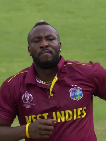 Logo of CWC19: WI v BAN - Andre Russell's knee injury