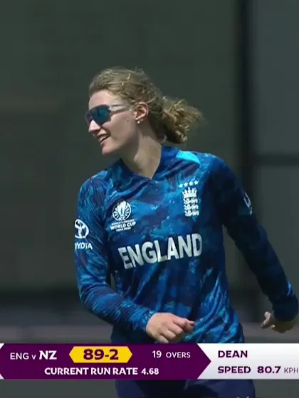 Georgia Plimmer - Wicket - England Women vs New Zealand Women