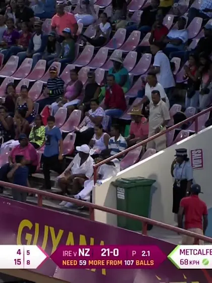 Nissan POTD: Devine whacks a six into the crowd!