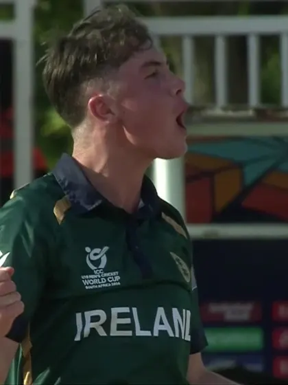 Logo of Harry Dyer with a Bowled Out vs. Pakistan