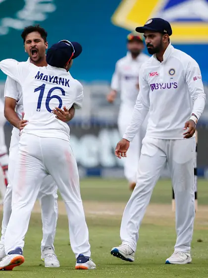 India take the lead on day two after Thakur's sensational seven-for