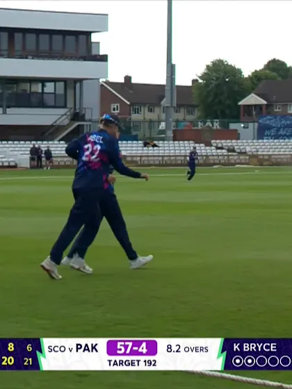 Muneeba Ali - Wicket - Scotland vs Pakistan