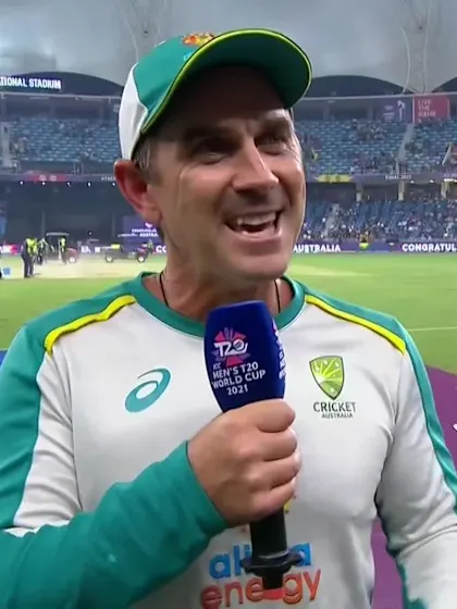 'A very special moment for everyone': Justin Langer