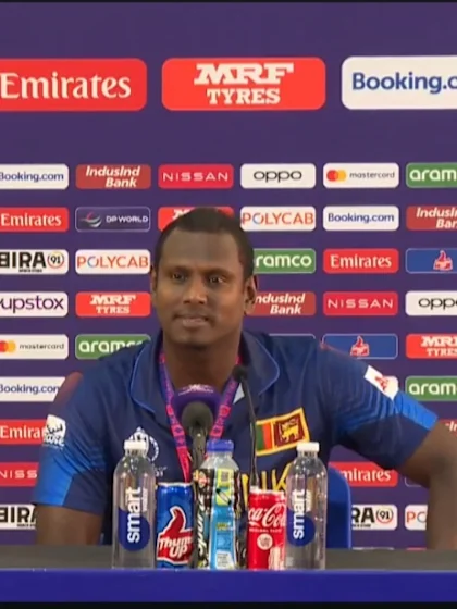 6 November - Delhi - Sri Lanka player Angelo Mathews post-match press conference