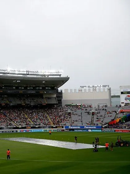 Auckland ODI abandoned, series level at 1-1