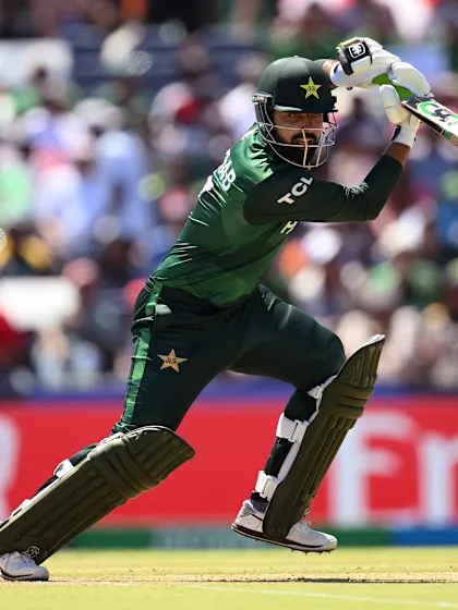 Logo of Shadab Khan steps on the pedal | USA v PAK | T20WC 2024