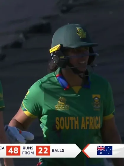 Logo of Laura Wolvaardt - Wicket - Australia vs South Africa