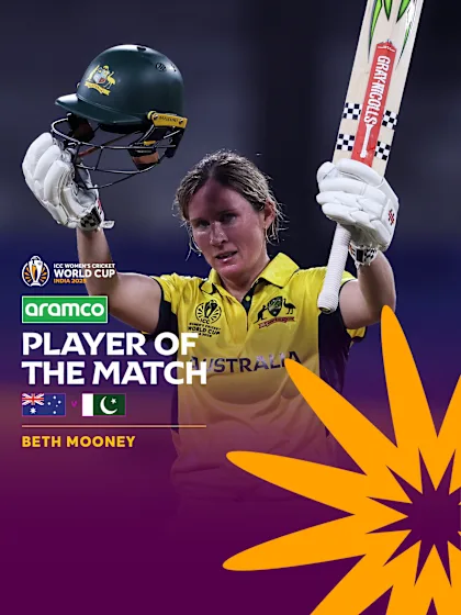 Mooney masterclass against Pakistan | Aramco POTM Highlights | CWC25
