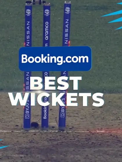 Booking.com Best Wickets | Semi-final 1 | ICC Men's T20WC 2022